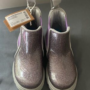 Native Shoes Boots Toddler Girls Kensington Treklite Purple Glitter Sz 10C